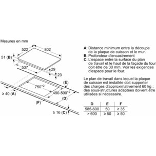 Plaque induction SIEMENS EX851LYV5E
