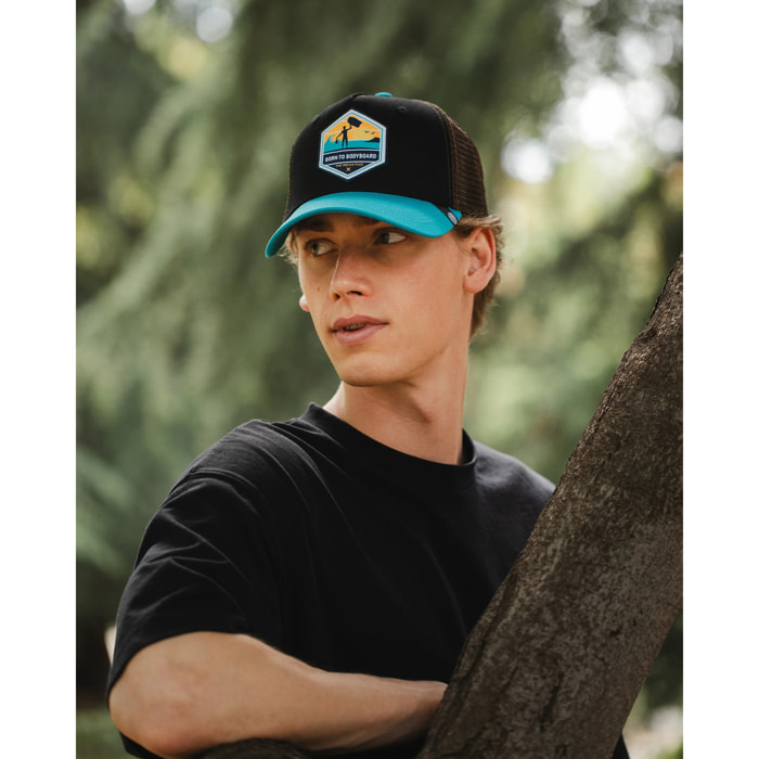 Gorra Trucker Born to Bodyboard Azul The Indian Face para hombre y mujer