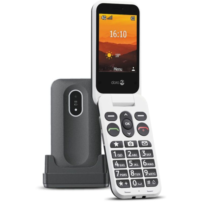Téléphone portable DORO Leva L20 Noir/Blanc