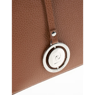 Borsa a spalla da donna Made in Italy - Modello Elowen Lux - 100% pelle - 38.0 x 25.5 x 12.5 cm