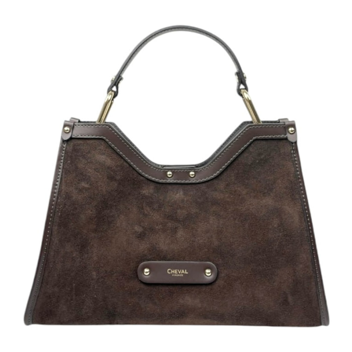 Borsa a mano Cheval Firenze Capri Mini F/W Testa di Moro