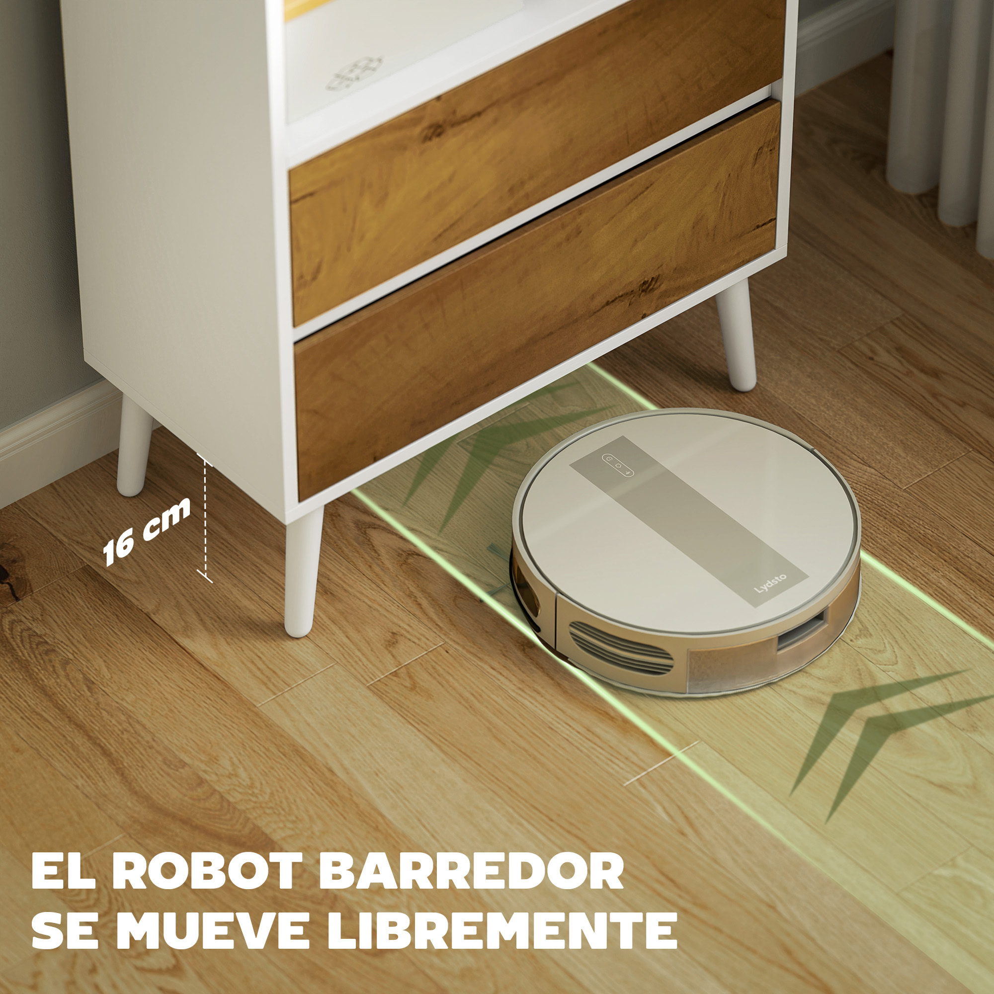 Librería de 6 Niveles Estantería de Libros Organizador con 2 Cajones y 4 Estantes Abiertos para Sala de Estar Oficina Dormitorio Blanco