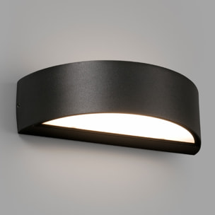 OVAL LED Lámpara aplique gris oscuro