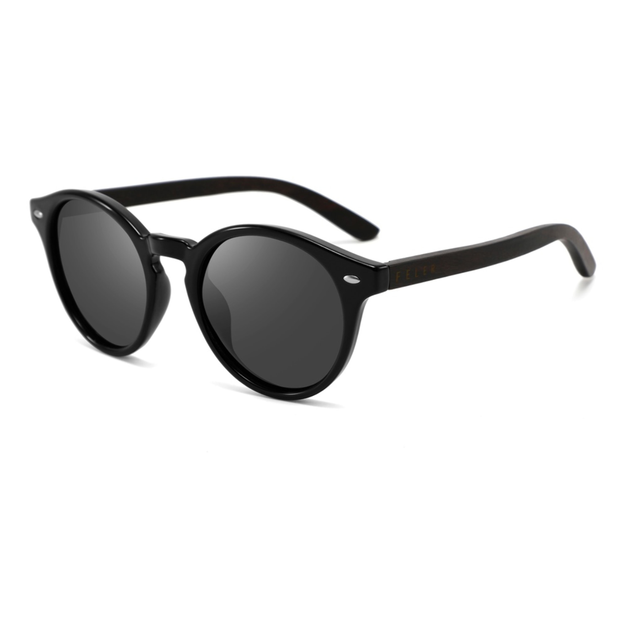 Gafas de Sol Feler 1537-1 Polarizadas de Madera Unisex 50 mm