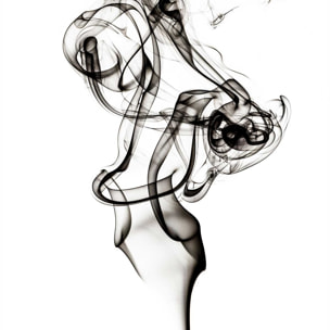 Poster smoke the dancer Affiche sous cadre noir