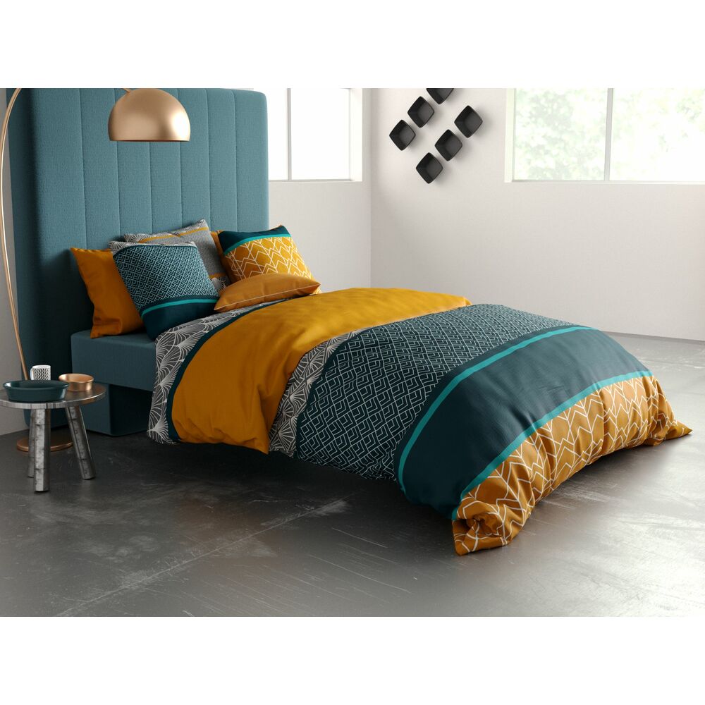 Parure de couette 2pcs Coton 57 lupin