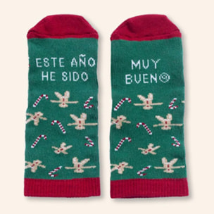 Mini Calcetines "Este año he sido muy bueno" talla 15-18