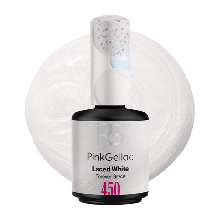 Vernis semi-permanent - 450 Laced White - 15 ml