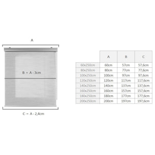 Enrollable Screen LUX-SYSTEM Texture Marrón