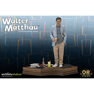 Walter Matthau Old&rare 1/6 Resin Statua Statua Infinite Statue