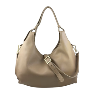 Bolso de Hombro Cheval Firenze Malaga A/S Gris Pardo Claro