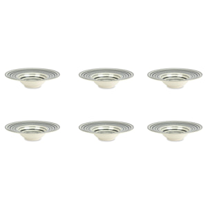 Set de 6 assiettes creuses Excelsa – Etnico, Céramique Multicolore