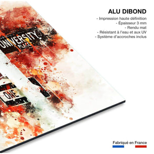 Tableau traffic lights university place Tableau alu Dibond