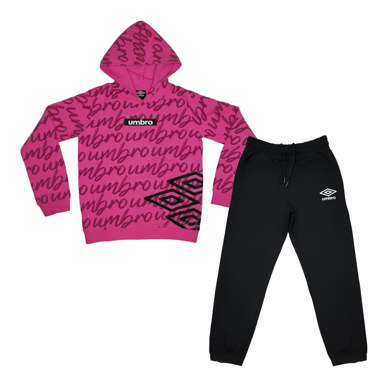 Tuta Bimba UMBRO Cotone Felpato Invernale 3 / 7 Anni