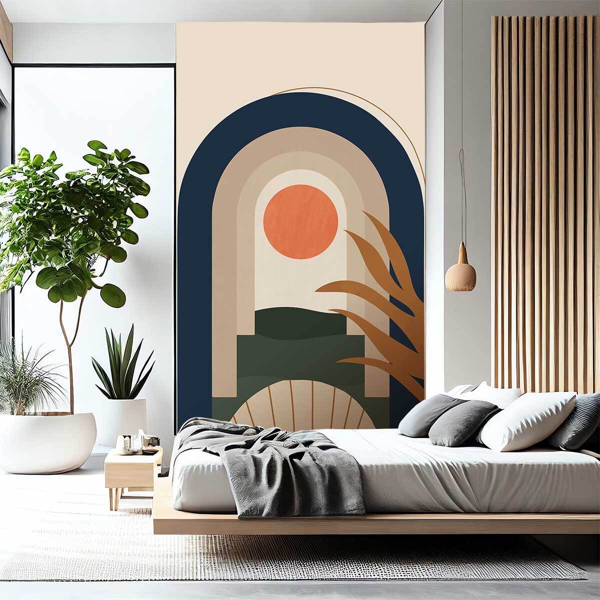 Papier peint, bohemian sun Intissé