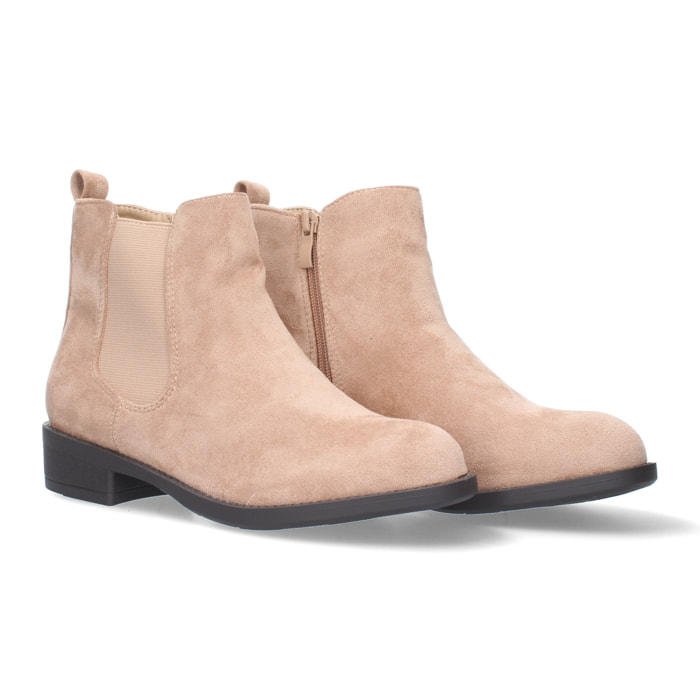 Botin de tacon comodo para mujer