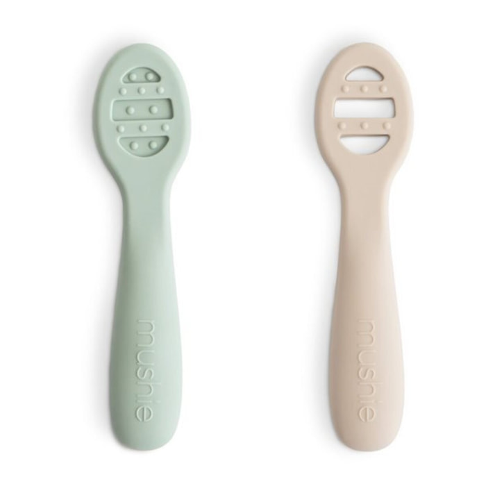 Mushie Mi Primera Cuchara (Pack 2) Solid