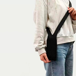 Borsa a tracolla per mobile di 78 cm, design leggero e pratico in cotone e poliestere di alta qualità.