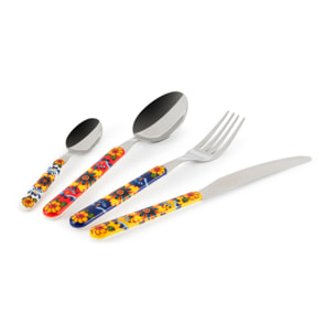 Set 24 couverts Excelsa – Trinacria, Acier Multicolore