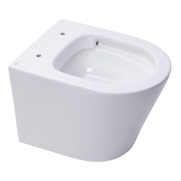 Swiss Aqua Technologies Abattant WC japonais siège de toilette Softclose  sans électricité avec bidet intégré, blanc SATBEASY2233