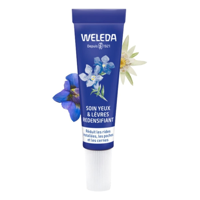 WELEDA - Soin Yeux & Lèvres redensifiant GENTIANE BLEUE ET EDELWEISS - 10 ml