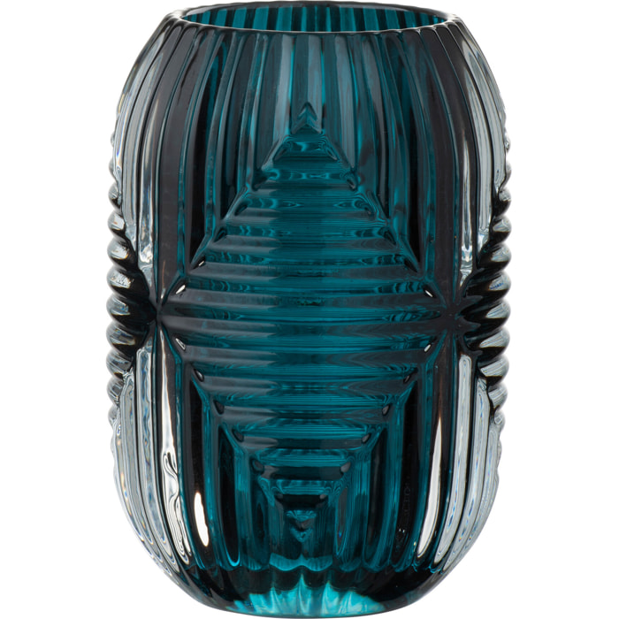 J-Line photophore Haut Lignes - verre - bleu