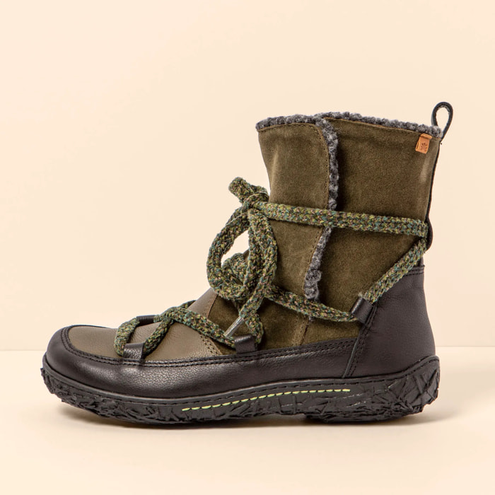 Botines N5455 MULTI LEATHER BLACK-FOREST/ NIDO color Black-forest