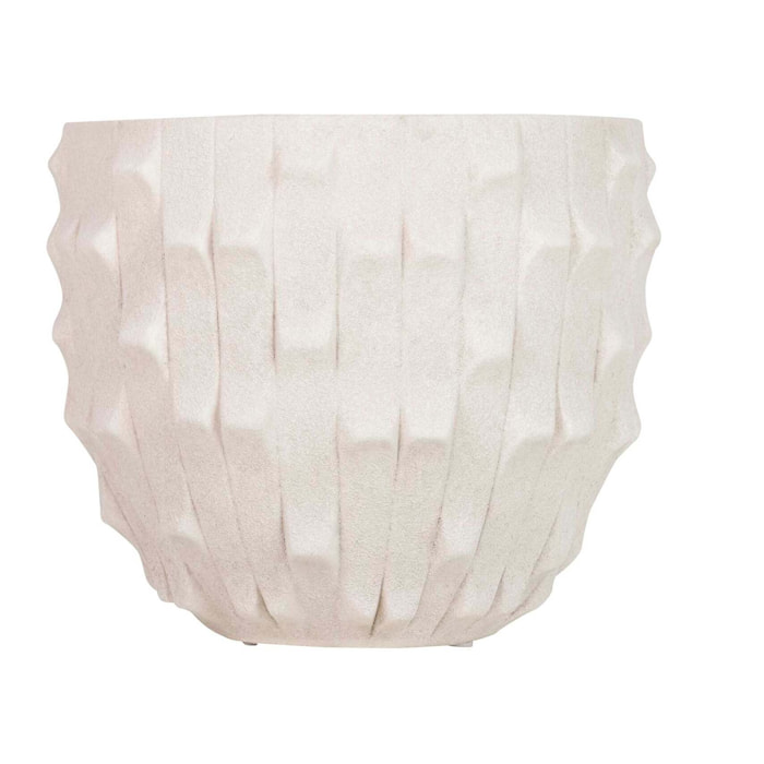 Macetero Cerámica Beige 32x32x26 Cm