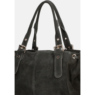 Borsa a mano da donna Made in Italy - Modello Celeste Plus - 100% pelle - 20.0 x 28.5 x 41.0 cm