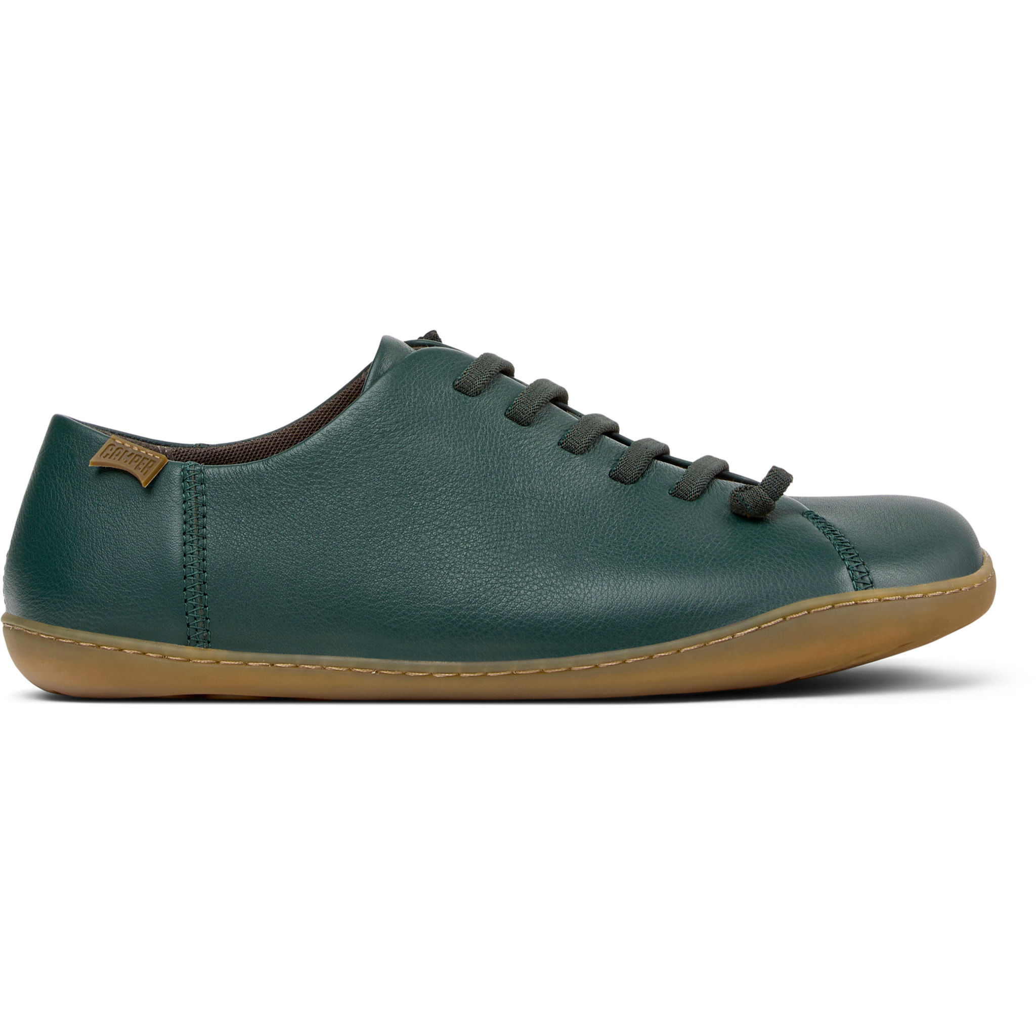 Zapatillas - CAMPER Peu Cami - Verde - Cuero liso