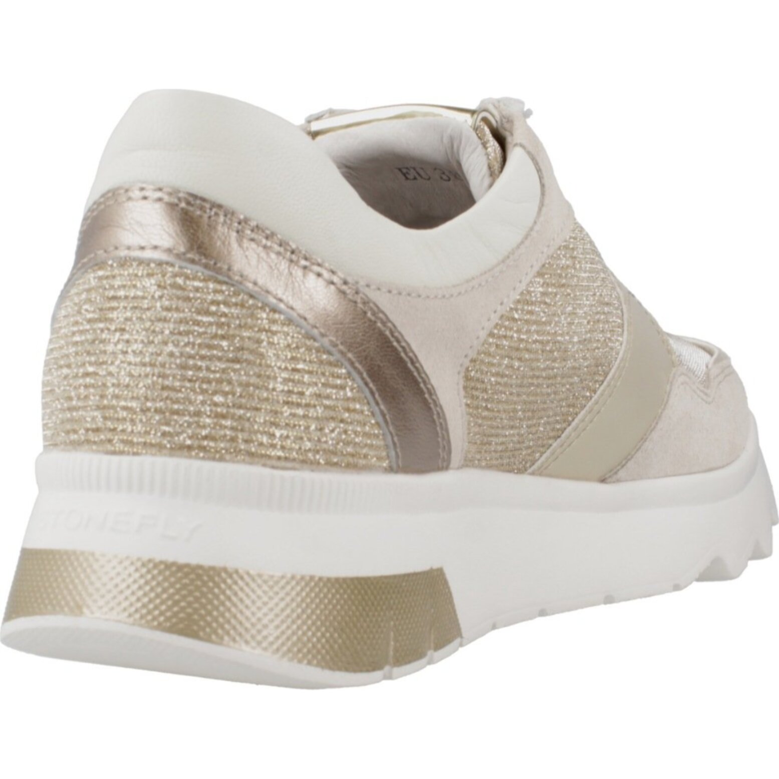 Sneakers de  Mujer de la marca STONEFLY  modelo CREAM 38 S. LAMINATED/VELOU Gold