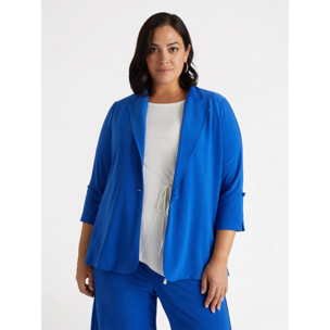 Fiorella Rubino - Blazer in jersey - Bluette
