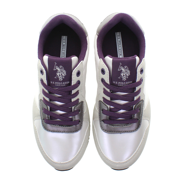 Sneakers U.S. Polo Assn. bianco avorio