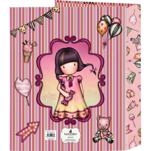 Carpeta f. 4 anillas 35mm lomo ancho gorjuss™ fairground "carousel"