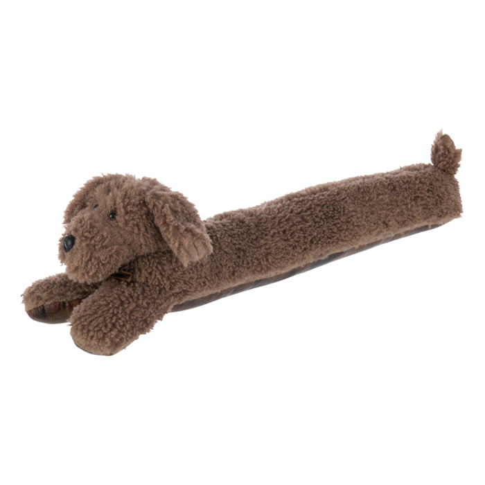 J-Line butoir de porte Chien - polyester - marron
