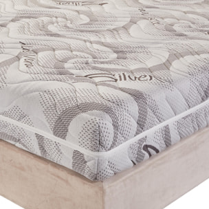 Materasso Memory Soft 3 Strati in Aloe Silver Sfoderabile 90x190x23