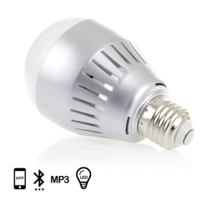 Altoparlante bluetooth design lampadina con illuminazione + APP WJL5A