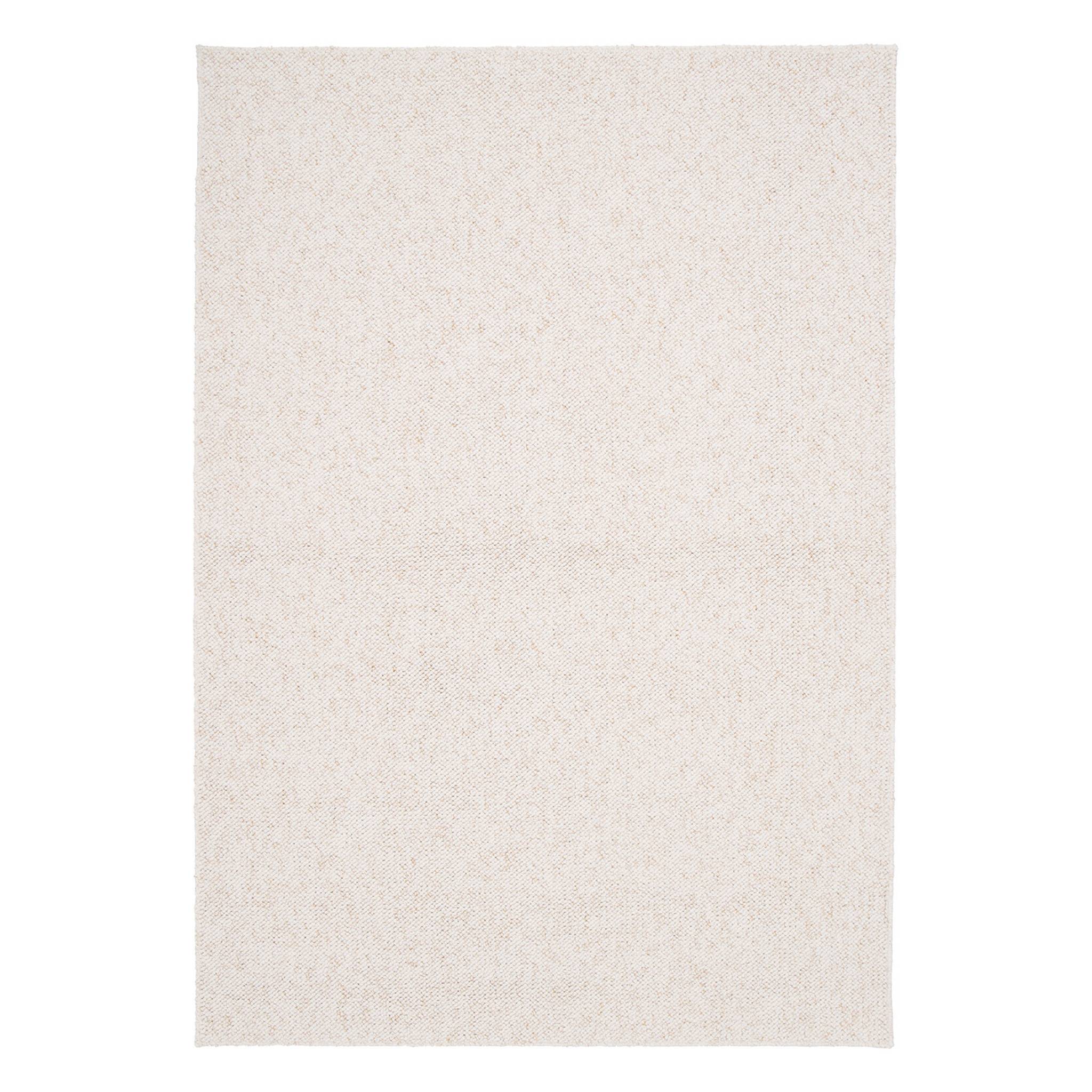 Tapis intérieur bouclette crème effet chiné WALTER