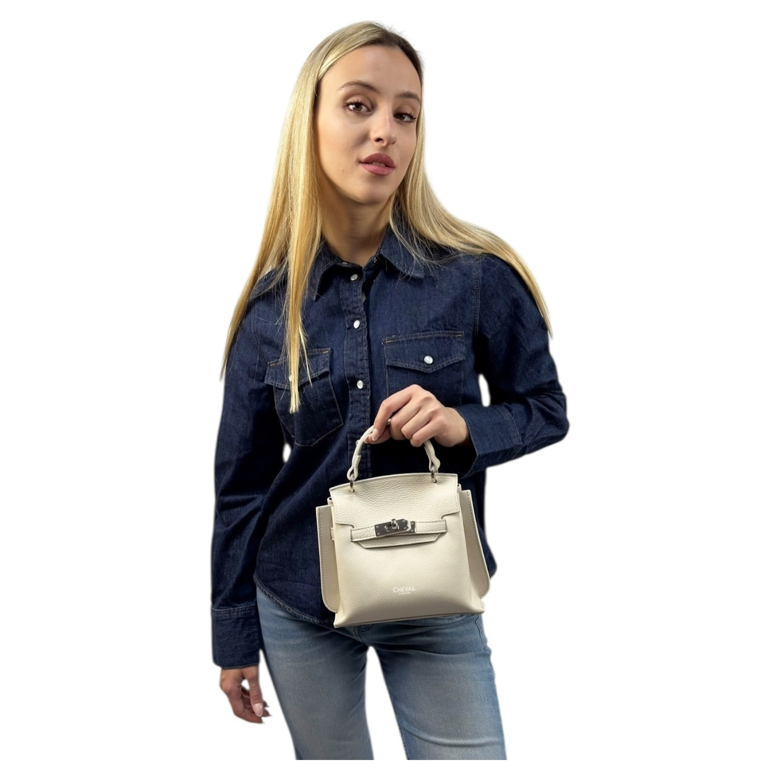 Bolso de mano Cheval Firenze Tara Beige