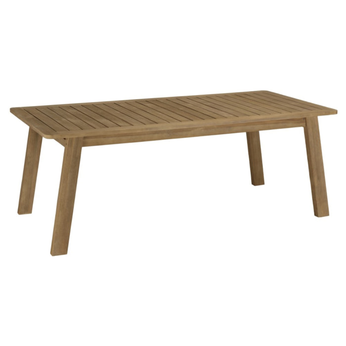CELESTIN - Table à manger de jardin en acacia 200x95cm