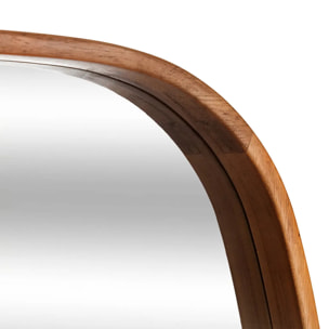Miroir ovale Jasna bois 113x57cm