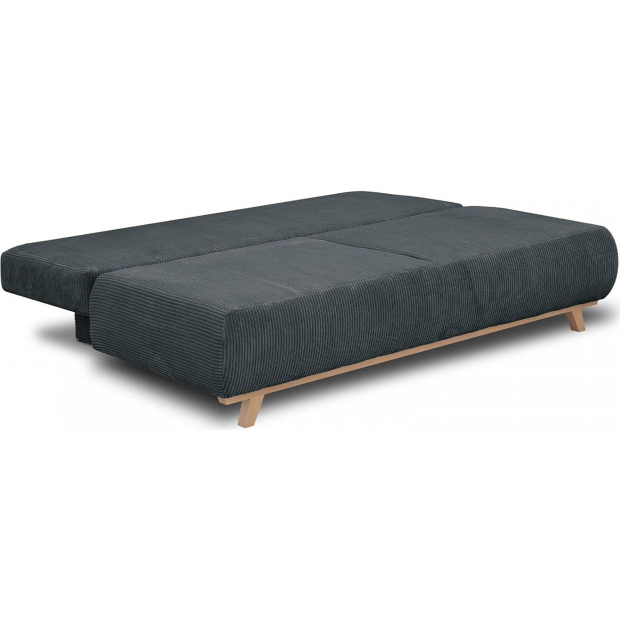 Canapé convertible 3 places en velours côtelé - LARIA