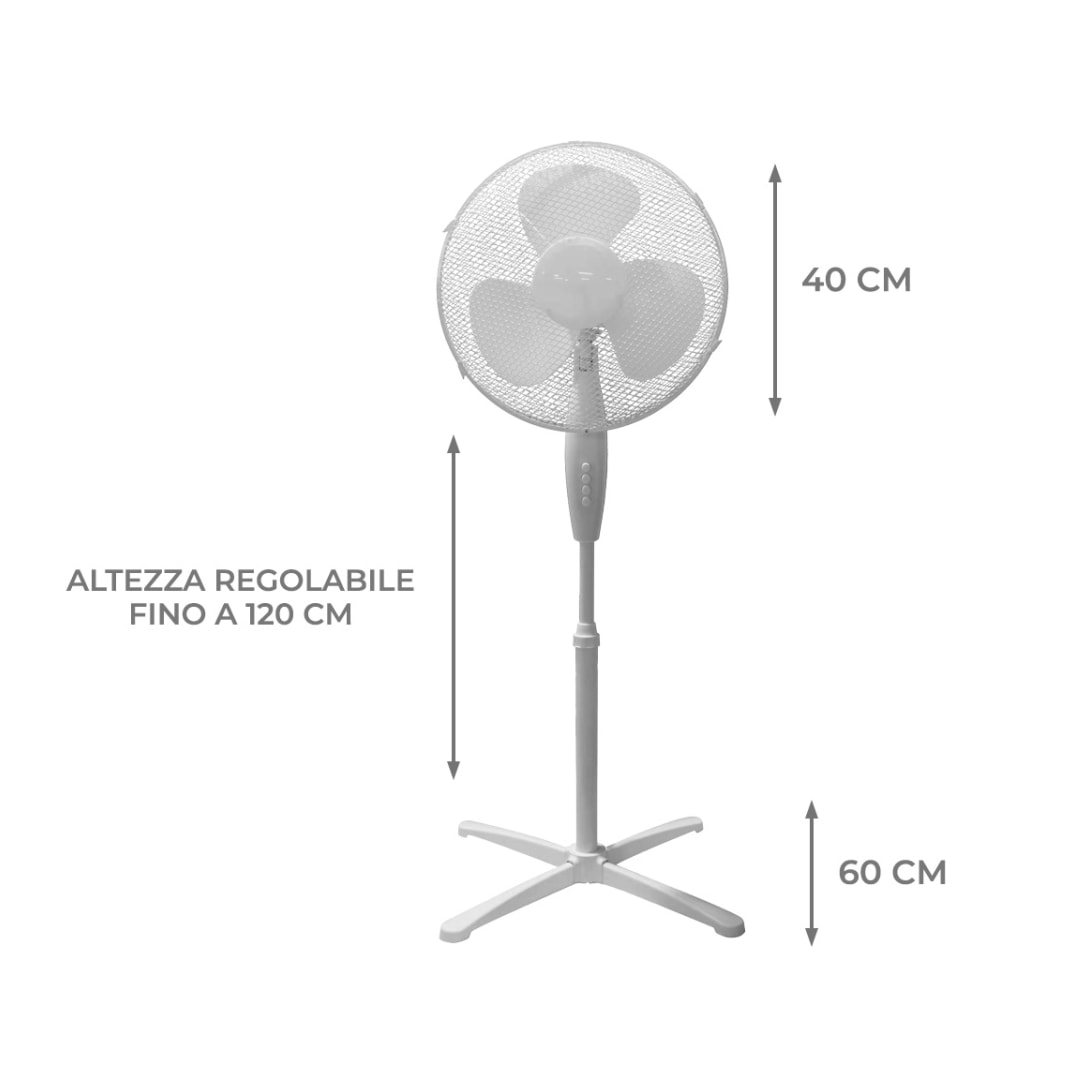 Ventilatore A Colonna Piantana Modello Scirocco