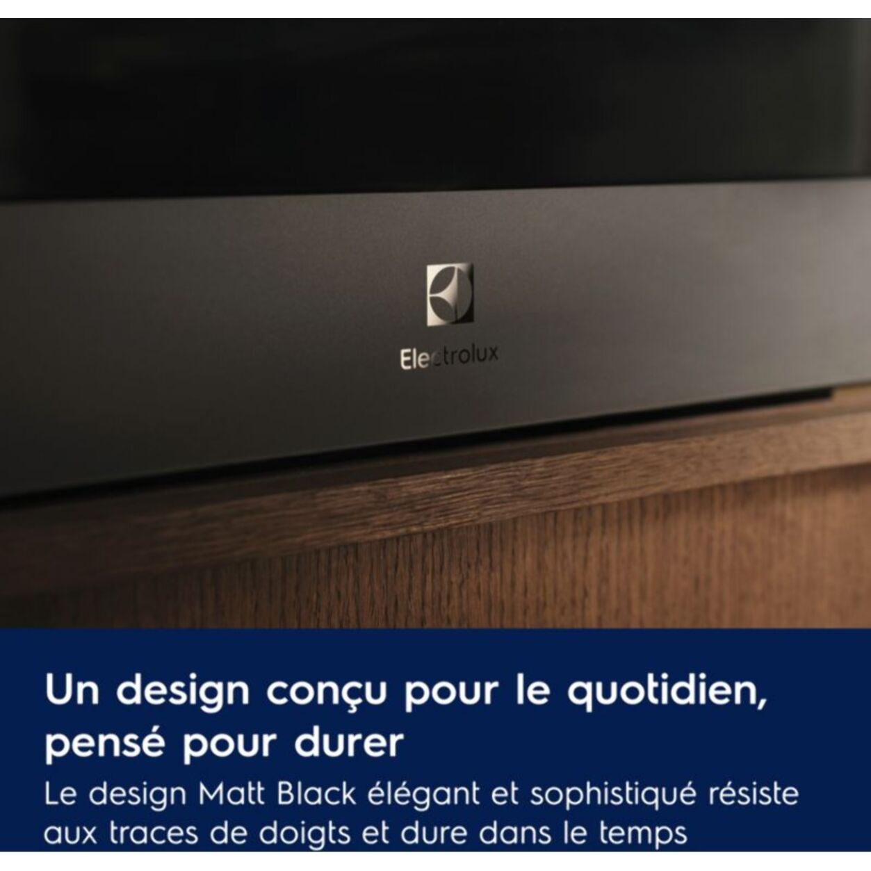 Four encastrable ELECTROLUX EOE9P3XT Pyrolyse Noir mat, Chaleur tournante et Sonde 71L