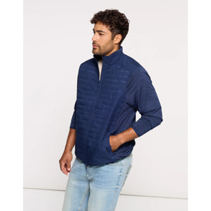 Chaqueta Ligera con Cremallera Azul - Phu