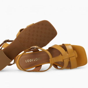 SANDALIAS AMARILLAS MIL5214-GO