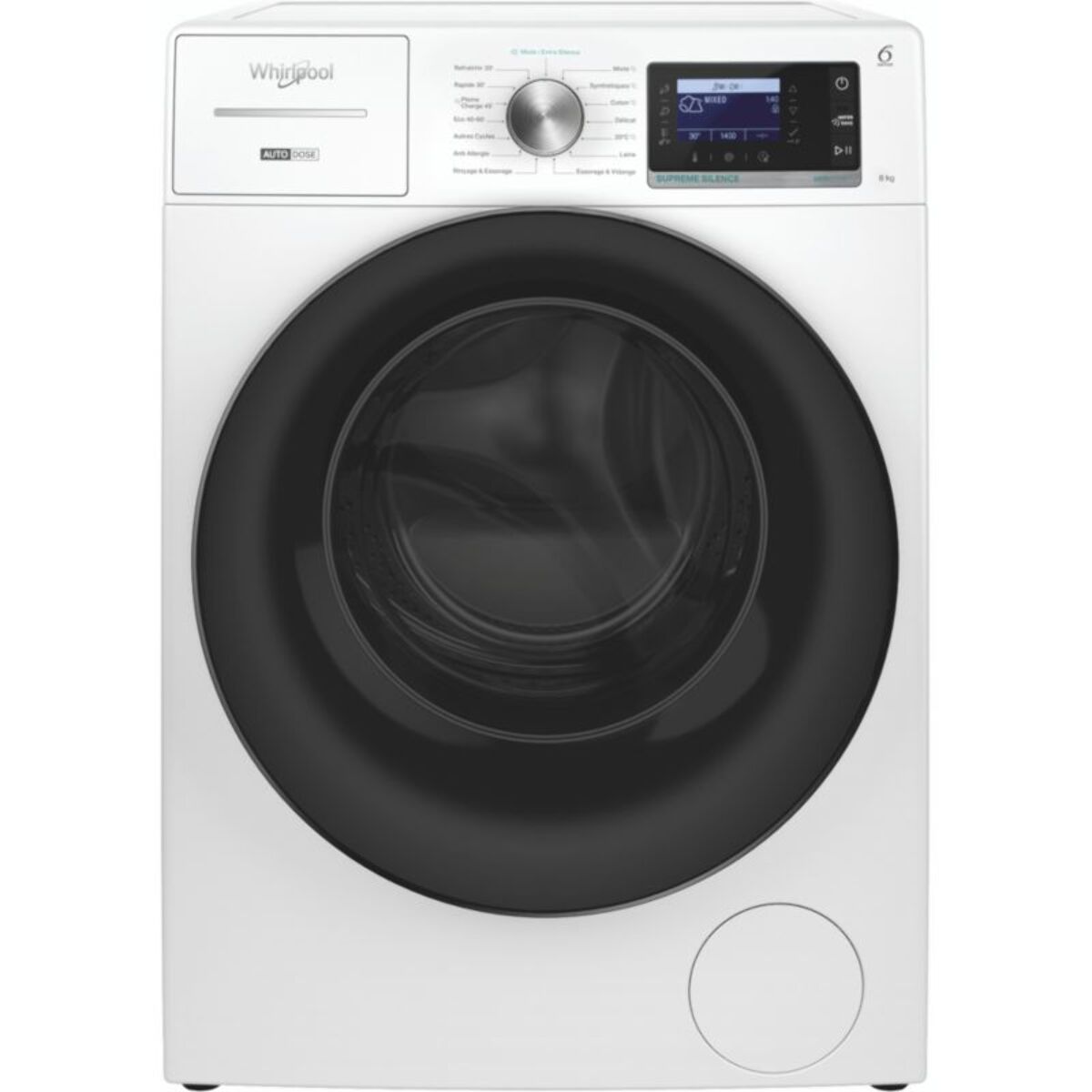 Lave linge hublot WHIRLPOOL W8X89ADSILENCEFR