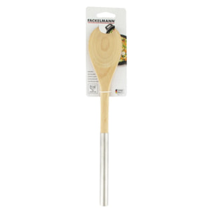 Ensemble de 2 Cuillères en bois manche inox 34 cm Fackelmann Boissellerie