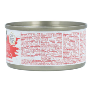 Kit Cat Lata Gravy - Pollo & Bonito Skipjack 70 g Comida húmeda para gatos en salsa