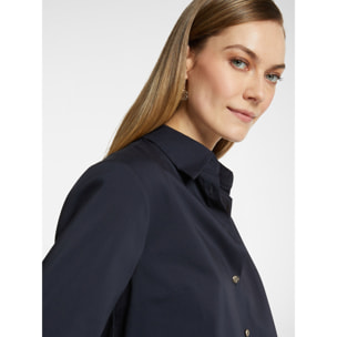 Elena Mirò - Camisa de tejido elástico - Azul